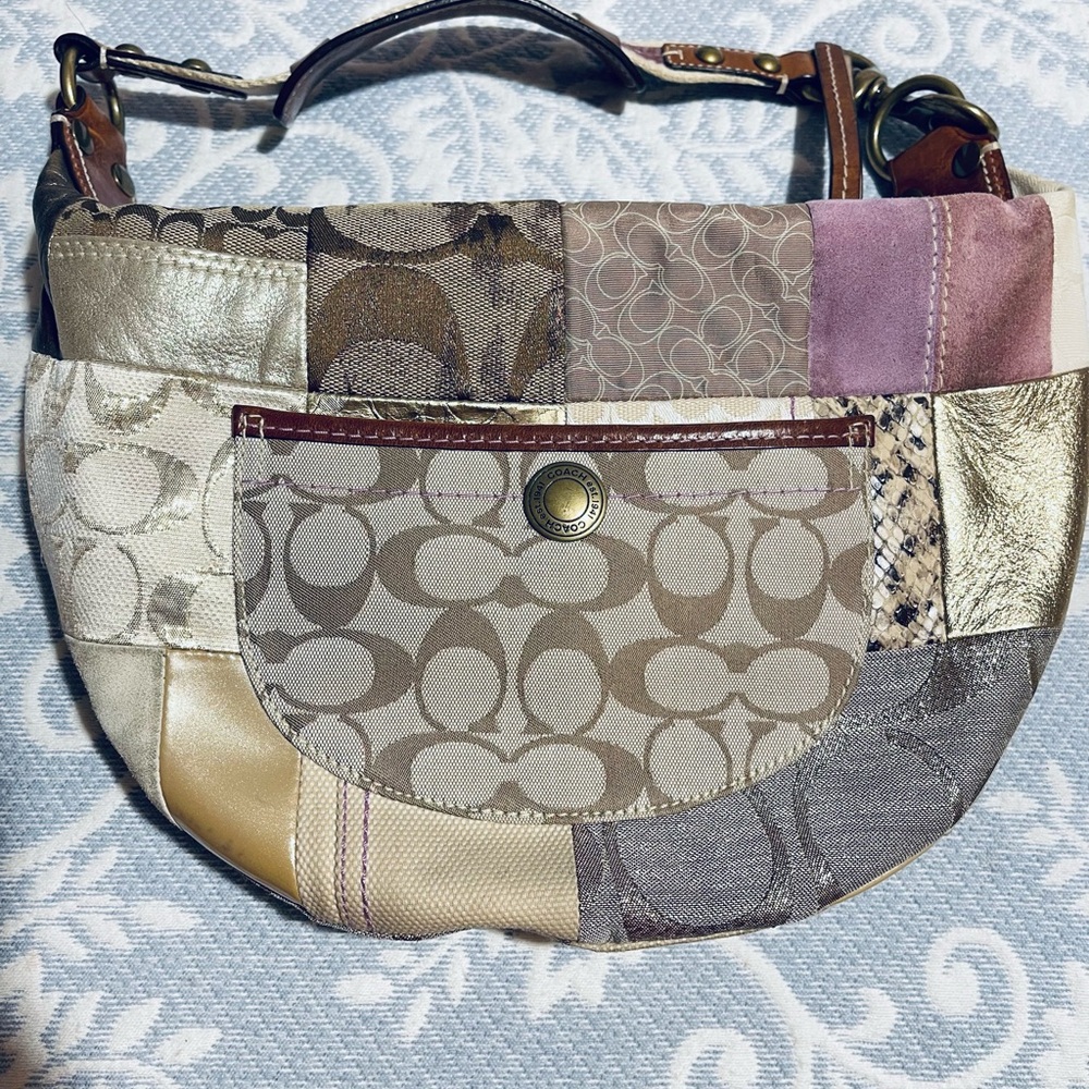 coach patchwork purse